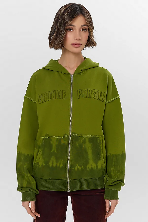 Толстовка MARK FORMELLE, грязно -оливковый +печать - фото 1