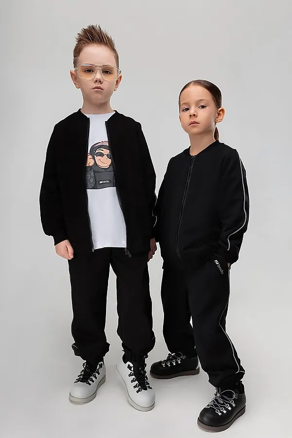 Костюм (Толстовка+Брюки) BODO, черный - фото 1