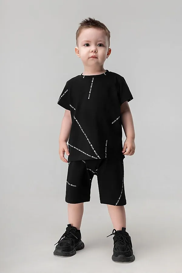 Костюм (Футболка+Шорты) BODO-S, черный - фото 1