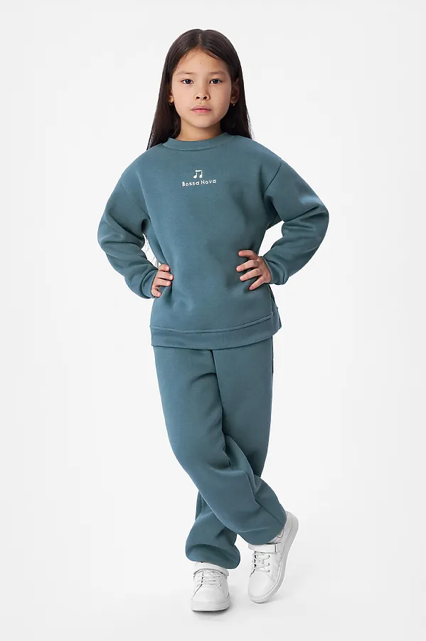 Костюм (Свитшот+Брюки) BOSSA NOVA, бирюзовый - фото 1