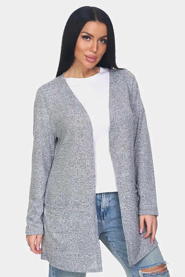 Кардиган Софи НАТАЛИ, серый - фото 1
