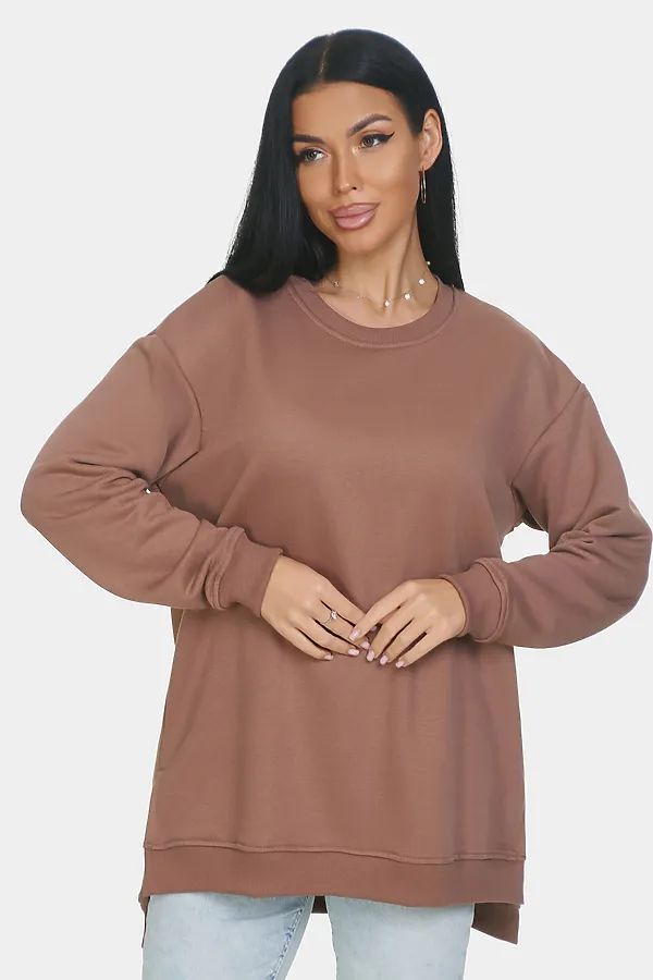 Свитшот Ева НАТАЛИ, какао - фото 1