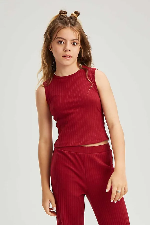 Топ SMENA, бордовый - фото 1