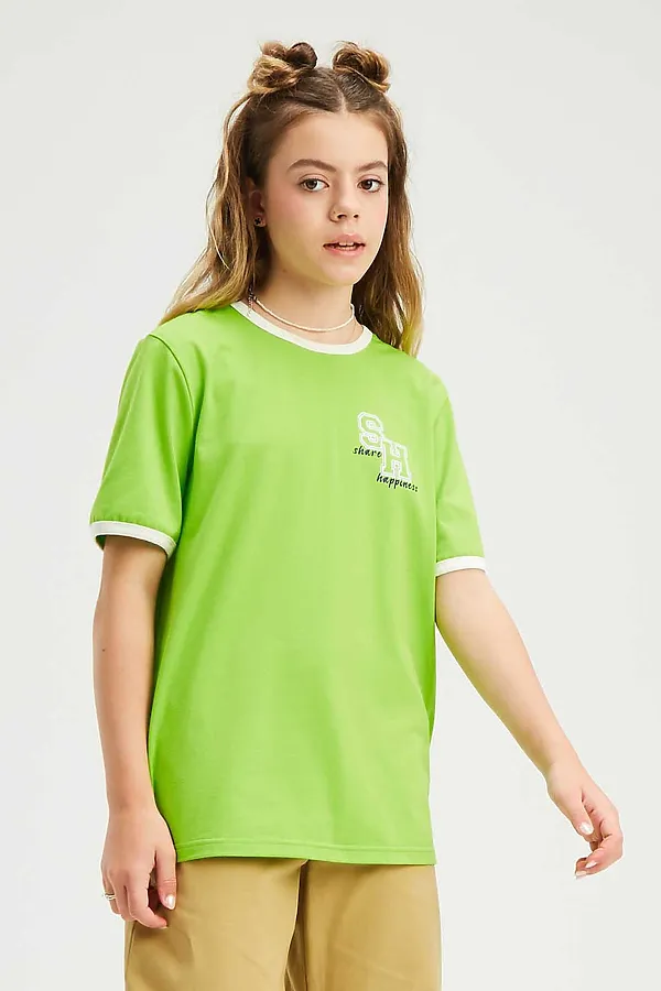 Футболка SMENA, ярко-зеленый - фото 1