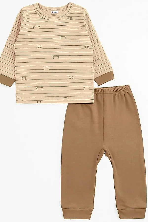 Комплект (Джемпер+Брюки) YOULALA, бежевый - фото 1