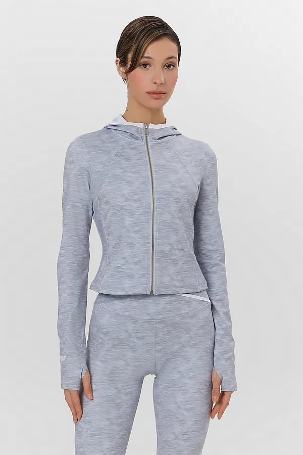 Толстовка MARK FORMELLE, серый меланж +печать - фото 1