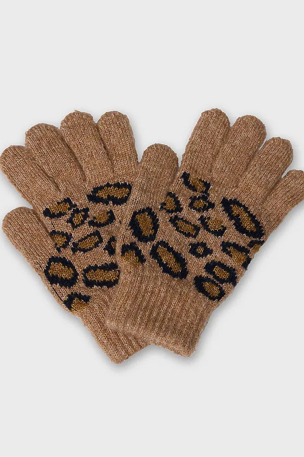 Перчатки MARK FORMELLE, леопард - фото 1