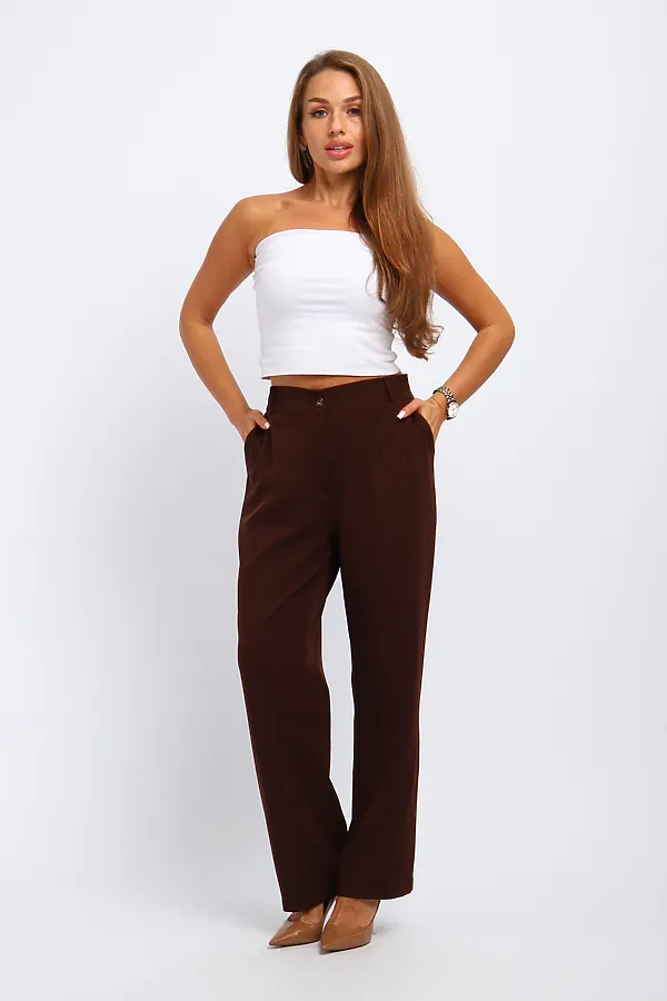 Брюки 31986 НАТАЛИ, коричневый - фото 1
