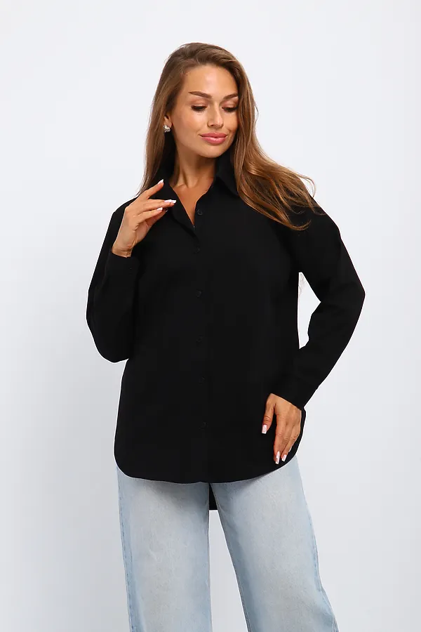 Рубашка 31985 НАТАЛИ, черный - фото 1