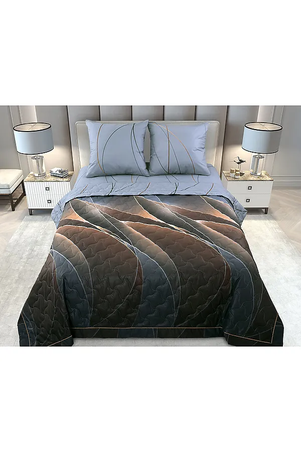 КПБ с одеялом для сна с одеялом Поток, перкаль НАТАЛИ, в ассортименте - фото 1