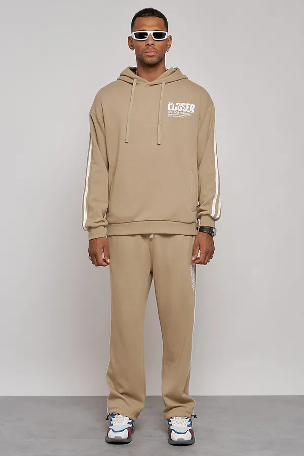 Костюм (Худи+Брюки) MTFORCE, бежевый - фото 1