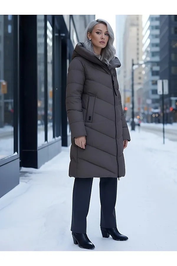 Пальто MTFORCE, темно-коричневый - фото 1