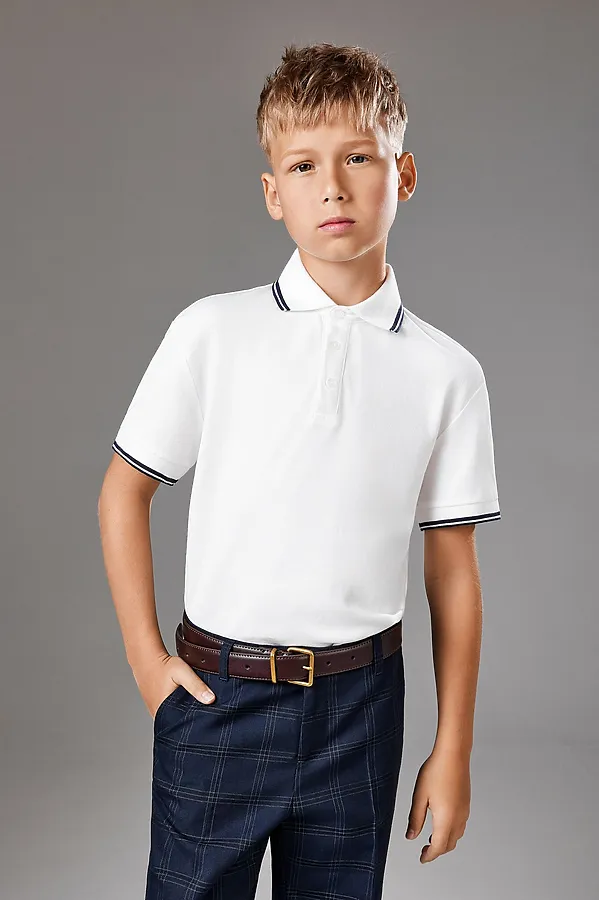 Поло ACOOLA, белый - фото 1