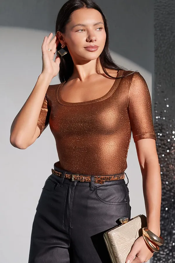 Футболка VILATTE, кофейный - фото 1