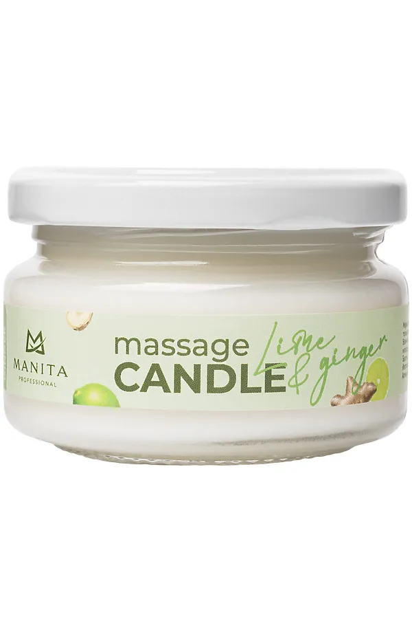 Manita Professional Свеча массажная / Lime & Ginger, 100 мл KRISTALLER, lime & ginger - фото 1