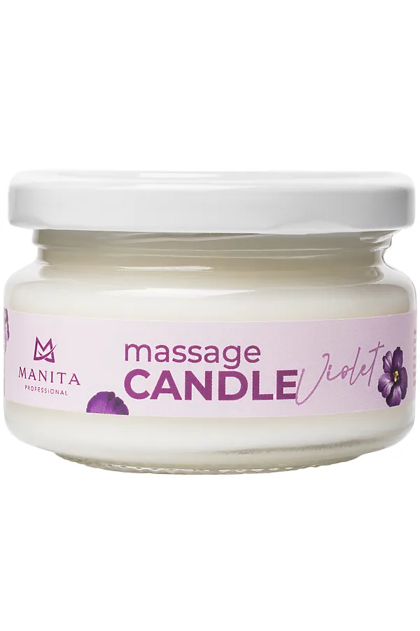 Manita Professional Свеча массажная / Violet, 100 мл KRISTALLER, violet - фото 1