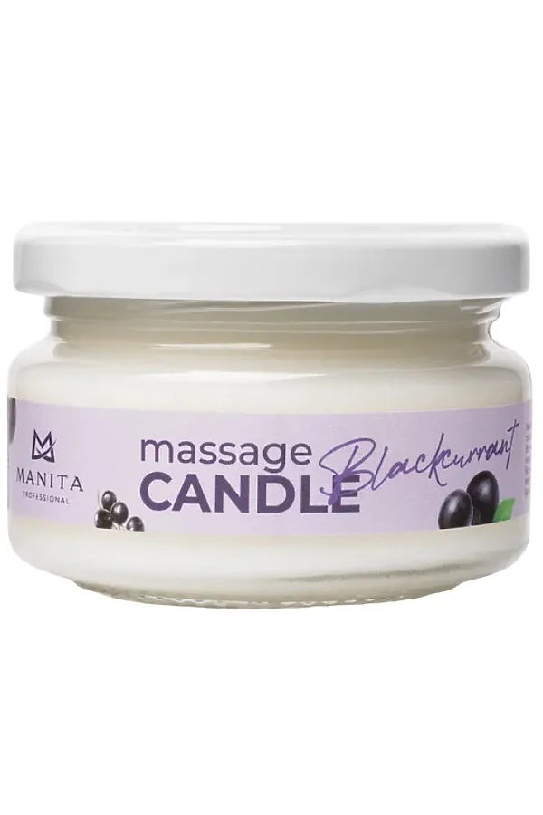 Manita Professional Свеча массажная / Blackcurrant, 100 мл KRISTALLER, blackcurrant - фото 1