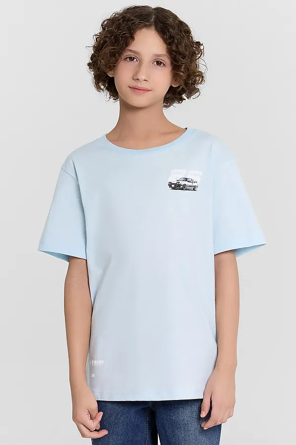 Футболка MARK FORMELLE, кристалл +печать - фото 1