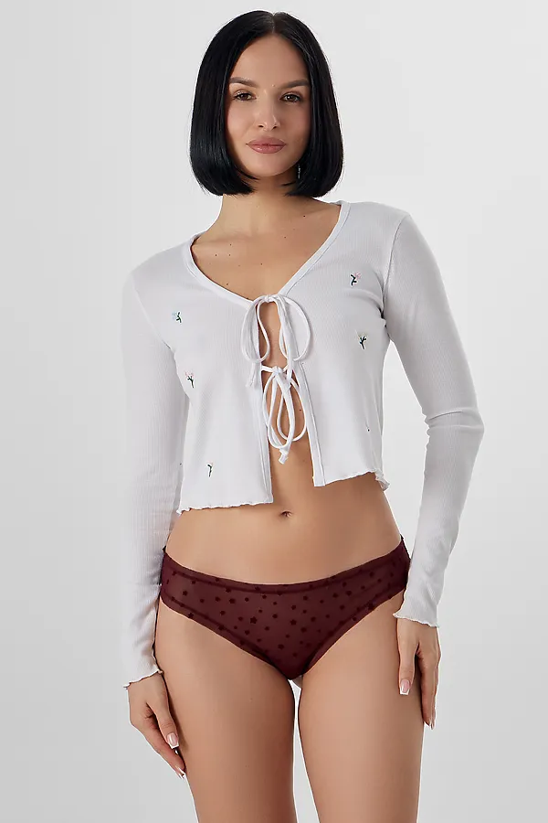 Трусы MARK FORMELLE, звезды на бордовом - фото 1