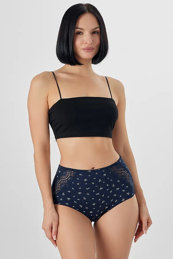 Трусы MARK FORMELLE, цветочки на синем - фото 1