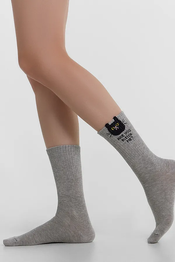 Носки MARK FORMELLE, серый меланж - фото 1