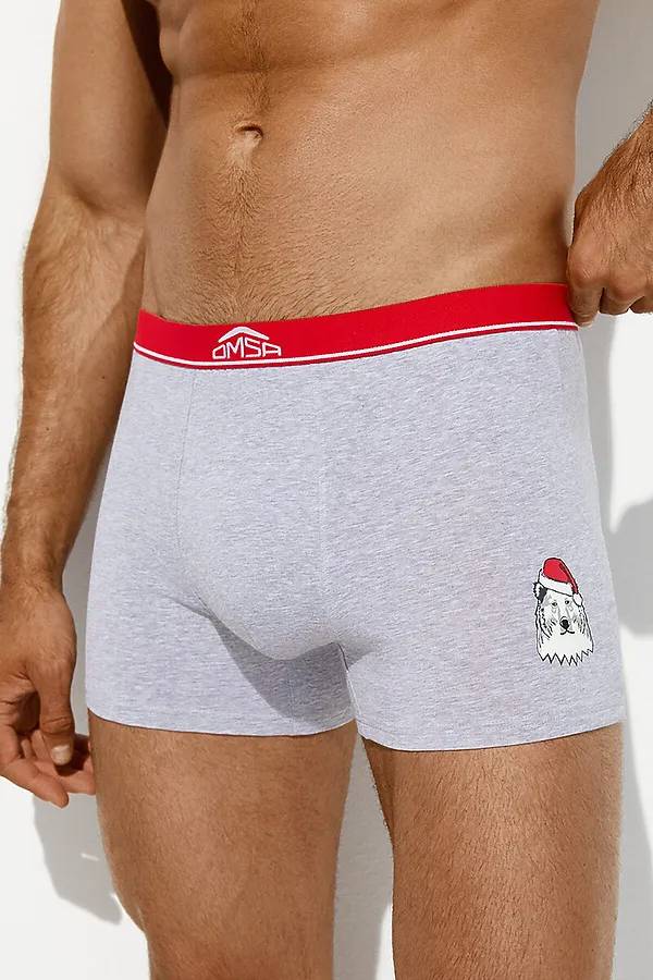 Трусы OMSA, grigio melange (серый) - фото 1