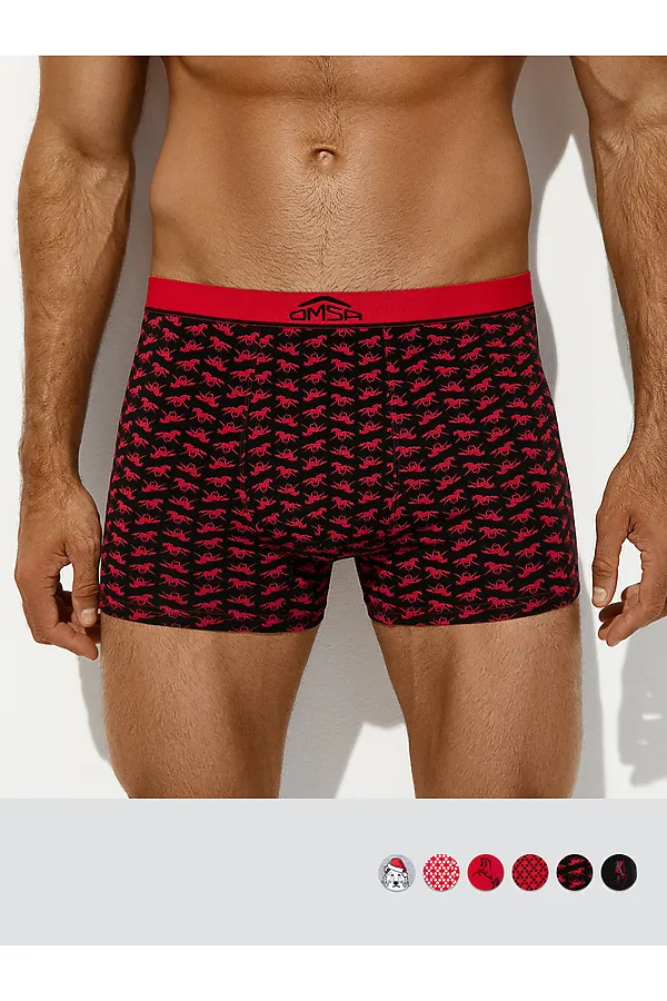 Трусы OMSA, nero/rosso (черный) - фото 1