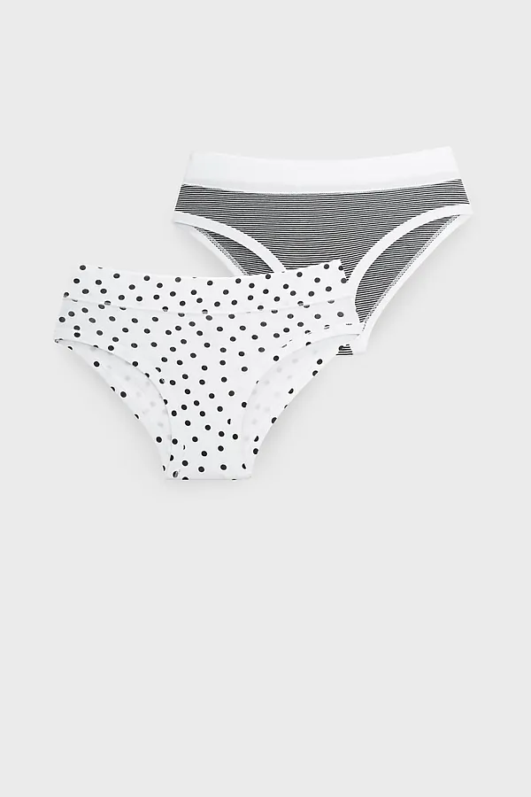 Трусы, 2 шт. PLAYTODAY, белый,черный - фото 1