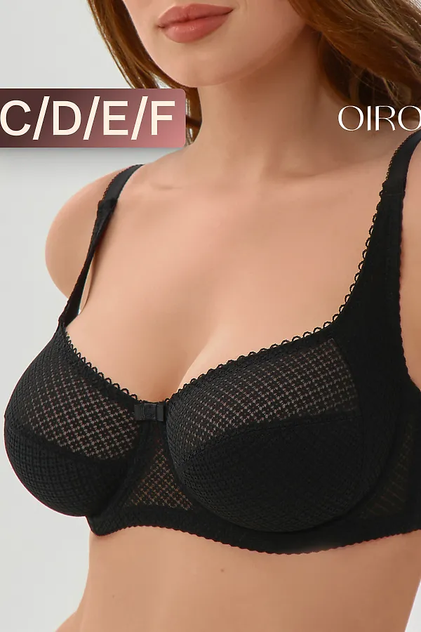 Бюстгальтер OIRO 2822 НАТАЛИ, черный - фото 1