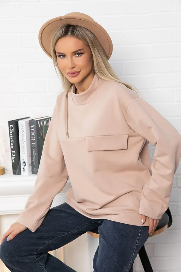 Свитшот LADY TAIGA, капучино - фото 1