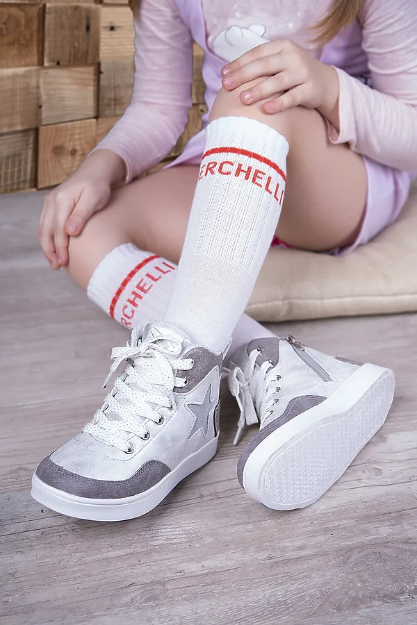 Гольфы детские Берчелли (набор 2 пары) НАТАЛИ, белый, желтый - фото 1