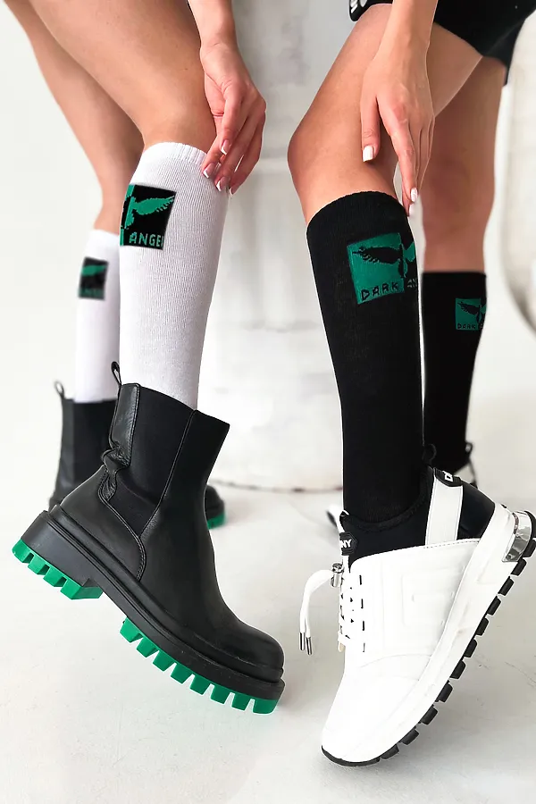 Гольфы детские Блэкдарк (набор 2 пары) НАТАЛИ, белый, черный - фото 1