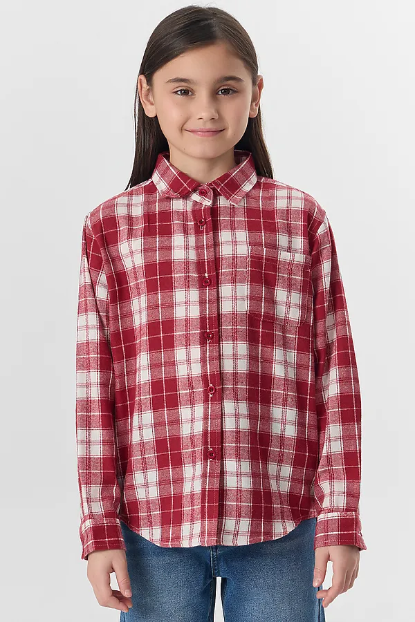 Рубашка MARK FORMELLE, красная клетка - фото 1