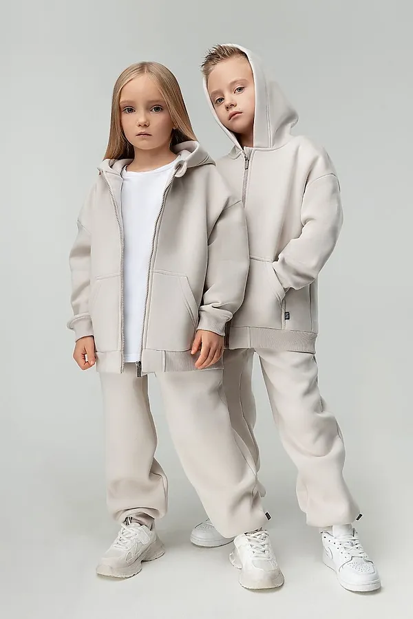 Костюм (Толстовка+Брюки) BODO, жемчужный - фото 1