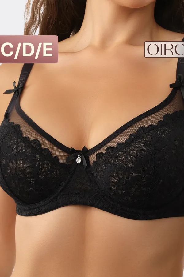 Бюстгальтер 1415024 OIRO НАТАЛИ, черный - фото 1