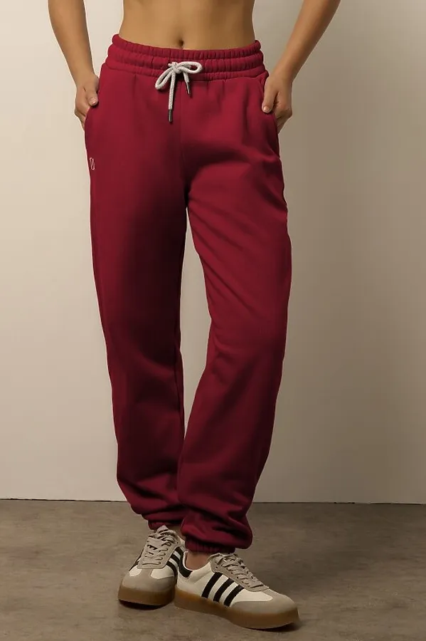 Брюки OXOUNO, бордо - фото 1