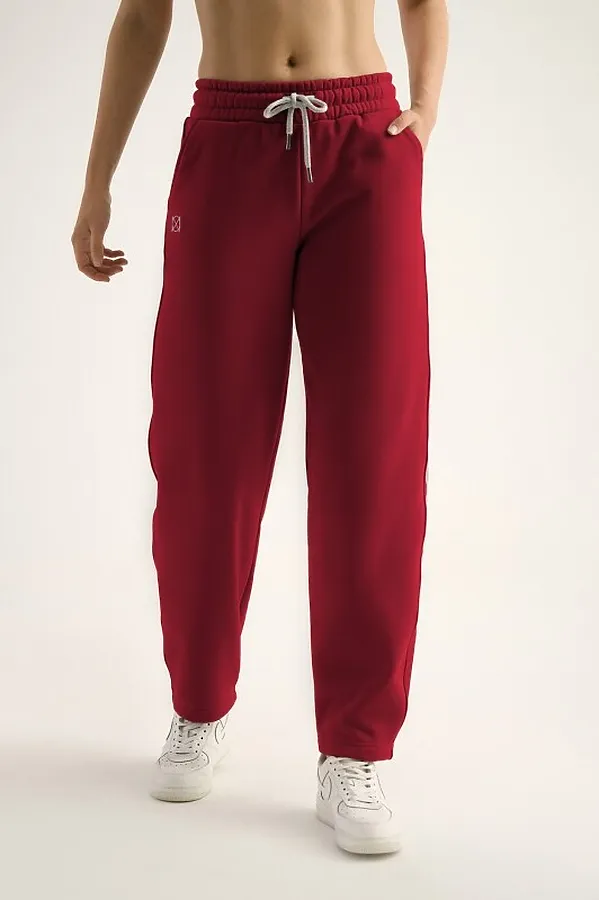 Брюки OXOUNO, бордо - фото 1