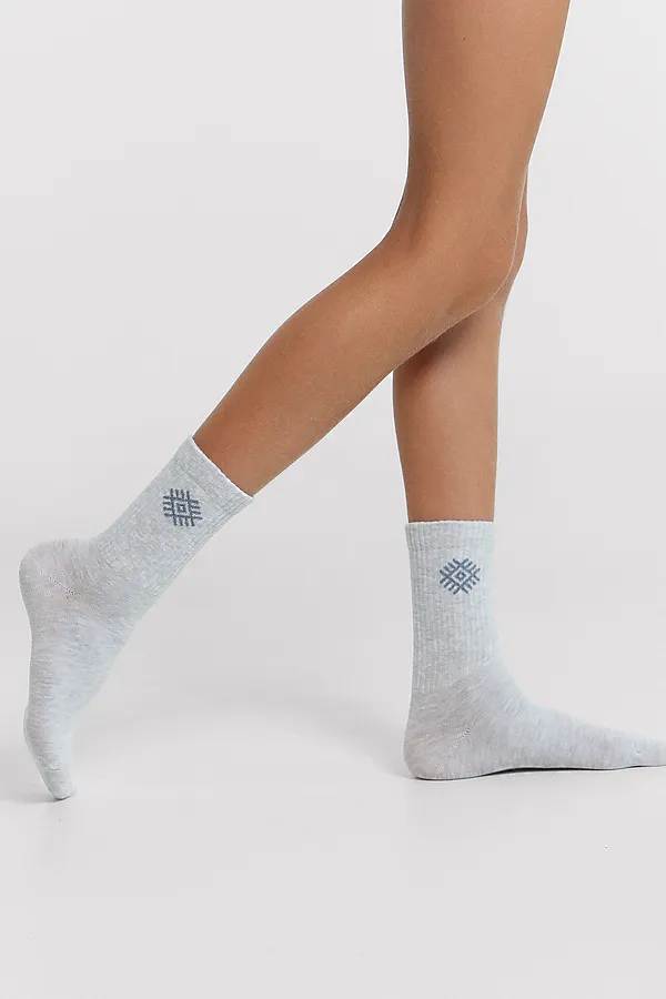 Носки MARK FORMELLE, св.серый меланж - фото 1