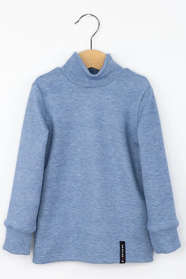 Водолазка BABY BOOM, голубой джинс - фото 1