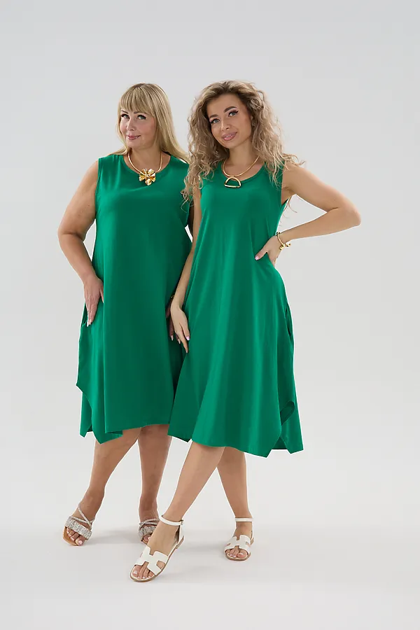 Сарафан С1 НАТАЛИ, зеленый - фото 1