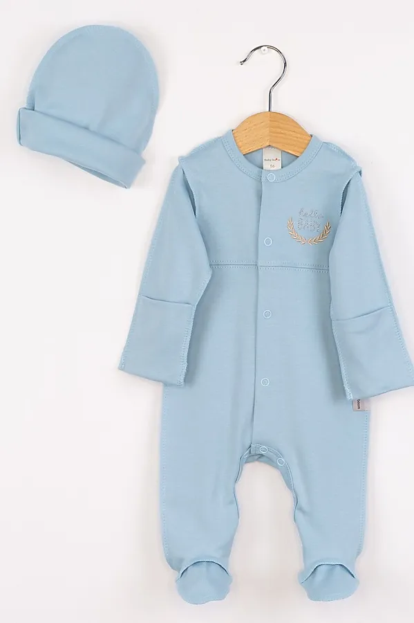 Комплект (Комбинезон+Шапочка) BABY BOOM, незабудка - фото 1