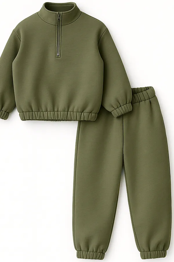 Комплект (Джемпер+Брюки) YOULALA, зелёный - фото 1