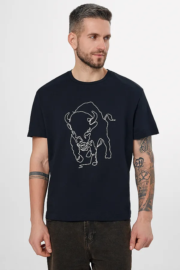 Футболка MARK FORMELLE, черный +печать2 - фото 1