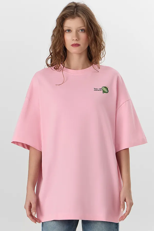 Футболка MARK FORMELLE, нежно -розовый +печать - фото 1