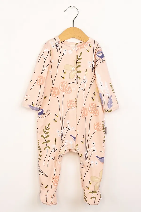 Комбинезон BABY BOOM, птички на розовом - фото 1