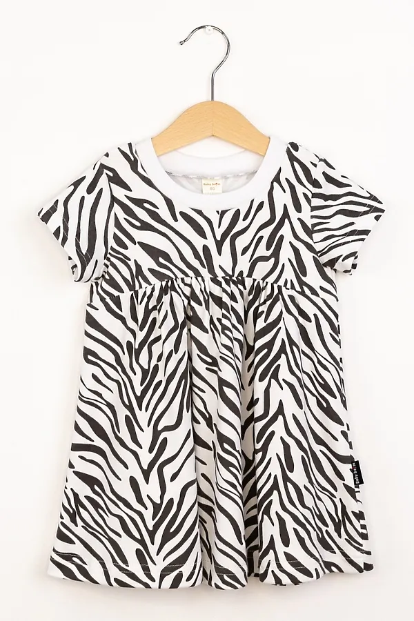 Платье BABY BOOM, тигр на белом - фото 1