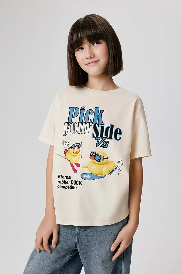 Футболка ACOOLA, крем - фото 1