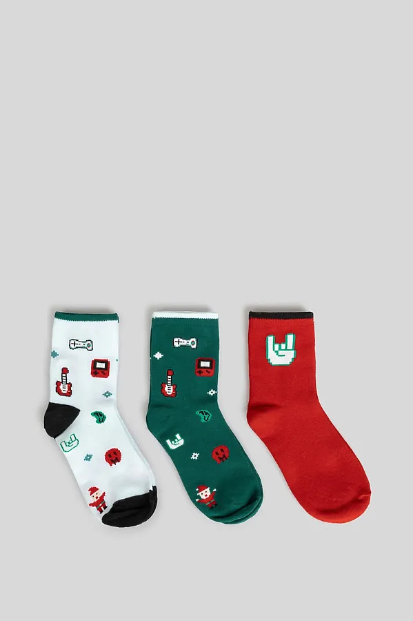 Носки, 3 п. ACOOLA, цвет в ассортименте - фото 1