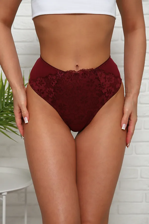 Трусы 64918 НАТАЛИ, бордо - фото 1