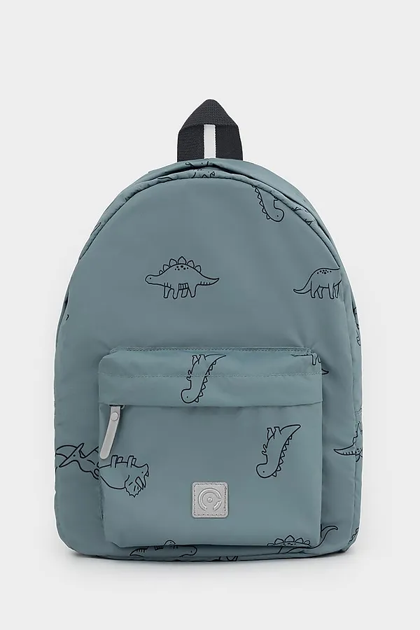 Рюкзак CROCKID, пыльно-бирюзовый, мини дино - фото 1